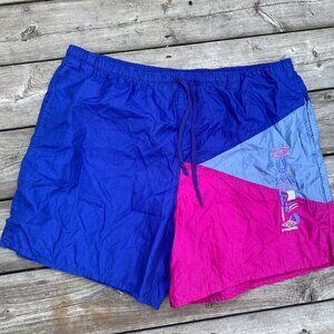 Vintage 1986 Umbro Colorblock Shorts XL